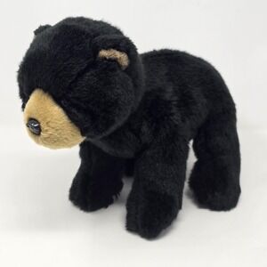 Bearington Collection Asher Black Bear Plush Stuffed Animal Toy Soft Cuddly